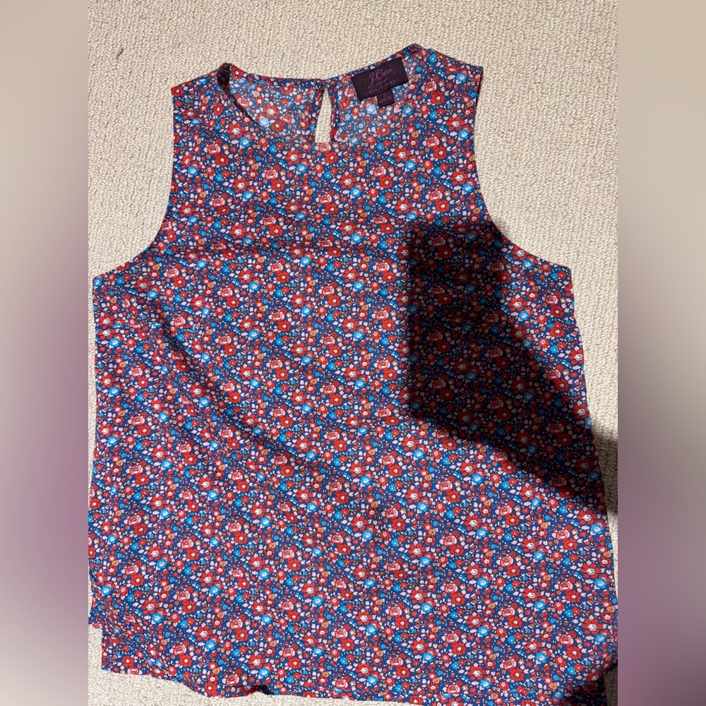 J.Crew liberty floral top